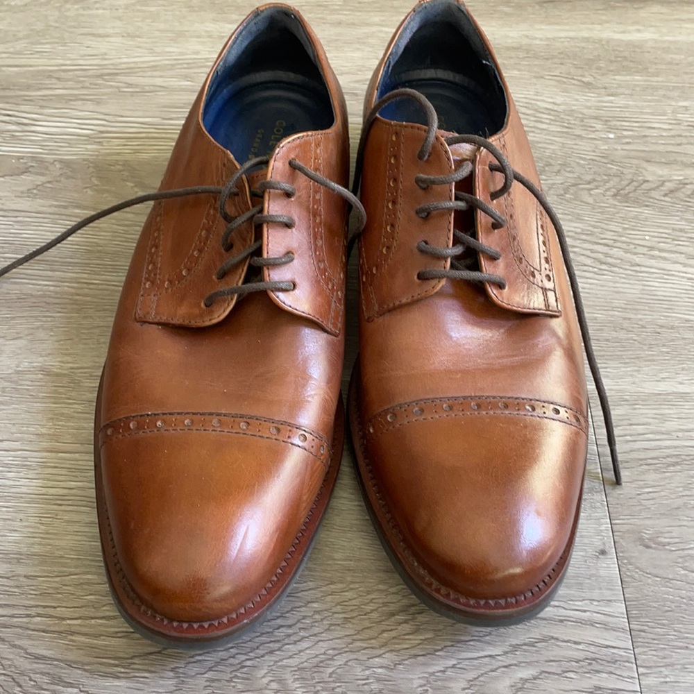 Cole Haan Mens Dress Shoes - Warren Cap Toe Derby
